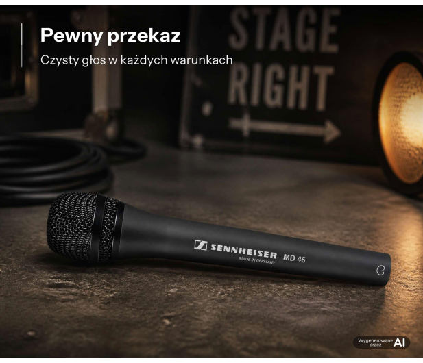 Sennheiser MD 46 - Mikrofon reporterski, kardioidalny - 1585707 - zdjęcie 4